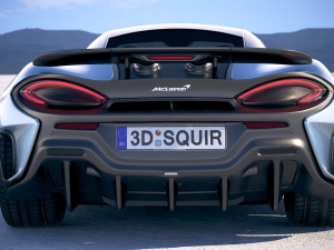 Mclaren 600LT 2019 3D Model