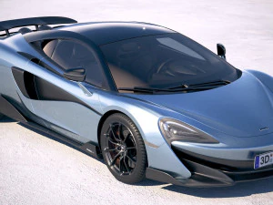 Mclaren 600LT 2019 3D Model