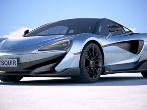 Mclaren 600LT 2019 3D Model