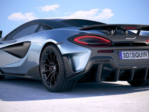 Mclaren 600LT 2019 3D Model