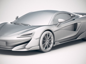 Mclaren 600LT 2019 3D Model