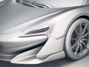 Mclaren 600LT 2019 3D Model
