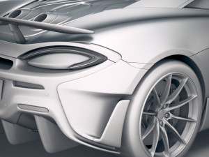 Mclaren 600LT 2019 3D Model