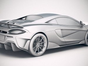 Mclaren 600LT 2019 3D Model