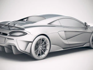 Mclaren 600LT 2019 3D Model