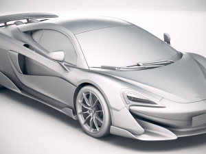 Mclaren 600LT 2019 3D Model