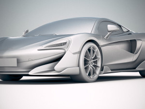 Mclaren 600LT 2019 3D Model
