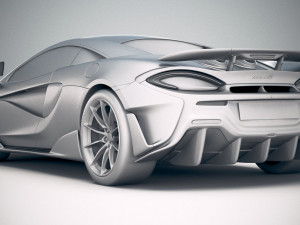 Mclaren 600LT 2019 3D Model
