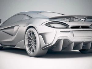 Mclaren 600LT 2019 3D Model