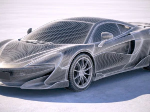 Mclaren 600LT 2019 3D Model