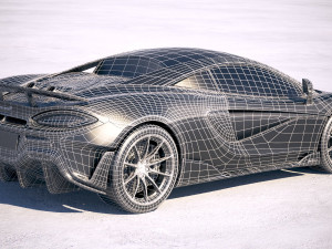 Mclaren 600LT 2019 3D Model