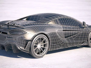 Mclaren 600LT 2019 3D Model