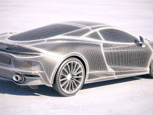 Mclaren GT 2020 3D Model