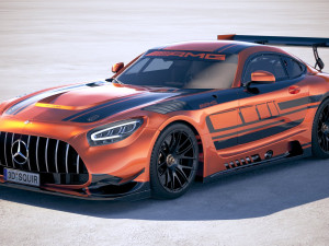 Mercedes-Benz AMG GT3 2020 3D Model