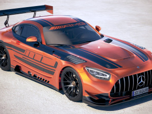 Mercedes-Benz AMG GT3 2020 3D मॉडल