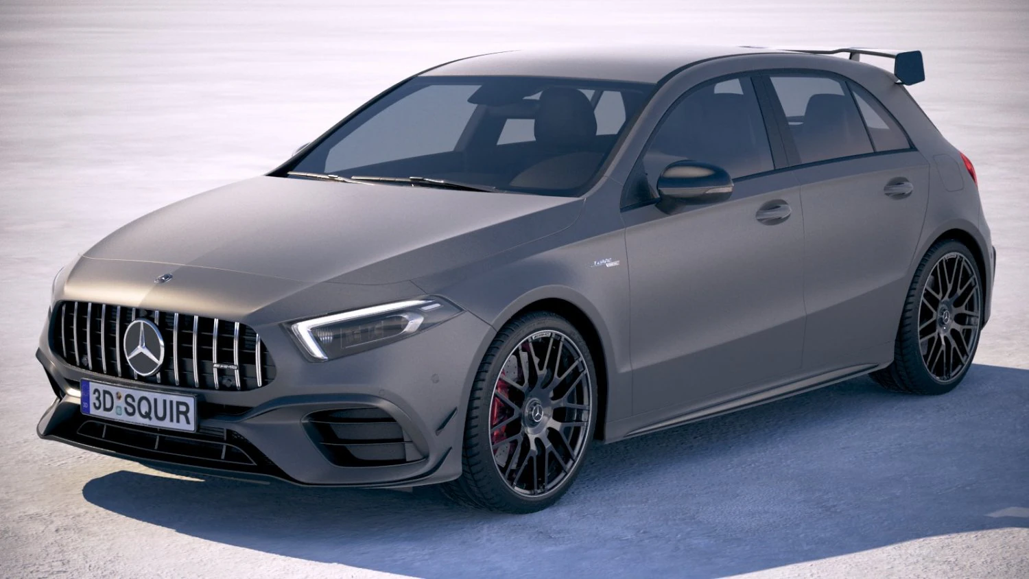 Mercedes-Benz A45 S AMG 4matic 2020 3D Model .c4d .max .obj .3ds .fbx .stl .blend 
