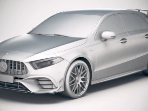 Mercedes-Benz A45 S AMG 4matic 2020 3D Model