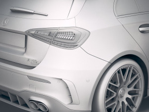 Mercedes-Benz A45 S AMG 4matic 2020 Modelo 3D