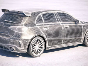 Mercedes-Benz A45 S AMG 4matic 2020 3D Model
