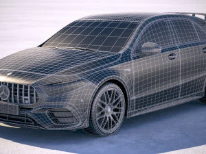 Mercedes-Benz A45 S AMG 4matic 2020 3D Model
