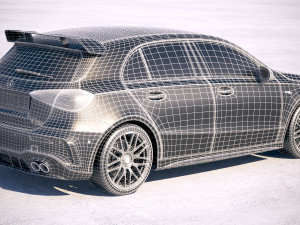 Mercedes-Benz A45 S AMG 4matic 2020 Modelo 3D