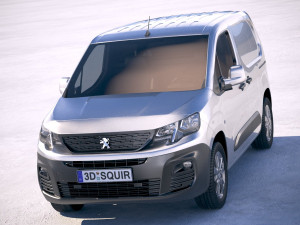 Peugeot Partner 2019 3D 模型