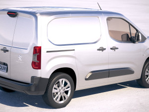 Peugeot Partner 2019 3D 模型