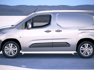 Peugeot Partner 2019 3D 模型
