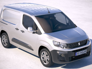 Peugeot Partner 2019 3D 模型