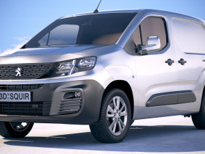 Peugeot Partner 2019 3D 模型