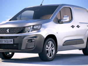 Peugeot Partner 2019 3D Model