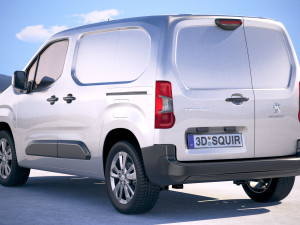 Peugeot Partner 2019 3D 模型