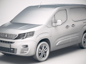 Peugeot Partner 2019 3D 模型