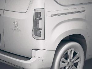 Peugeot Partner 2019 3D Model