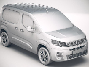 Peugeot Partner 2019 3D 模型