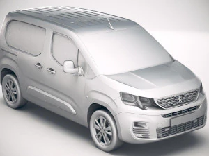 Peugeot Partner 2019 3D Model