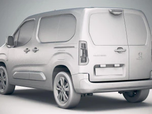 Peugeot Partner 2019 3D Model