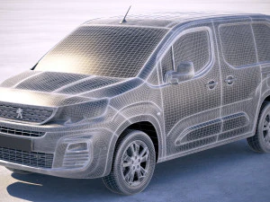 Peugeot Partner 2019 3D Model