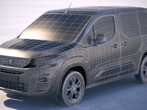Peugeot Partner 2019 3D 模型