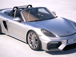 Porsche 718 Boxster Spyder 2020 Modelo 3D