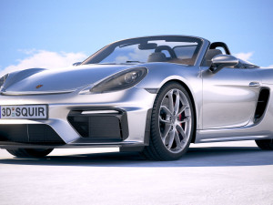 Porsche 718 Boxster Spyder 2020 Modelo 3D