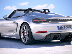 Porsche 718 Boxster Spyder 2020 Modelo 3D