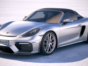 Porsche 718 Boxster Spyder 2020 Modelo 3D