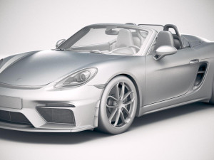 Porsche 718 Boxster Spyder 2020 Modelo 3D