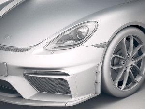 Porsche 718 Boxster Spyder 2020 Modelo 3D