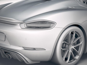 Porsche 718 Boxster Spyder 2020 Modelo 3D