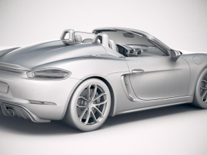 Porsche 718 Boxster Spyder 2020 Modelo 3D