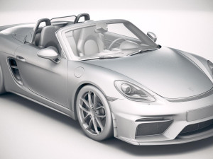 Porsche 718 Boxster Spyder 2020 Modelo 3D