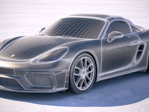 Porsche 718 Boxster Spyder 2020 Modelo 3D