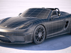 Porsche 718 Boxster Spyder 2020 Modelo 3D